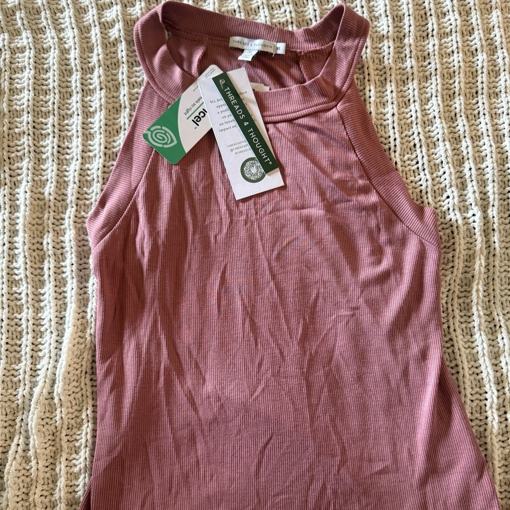 Mauve sleeveless top